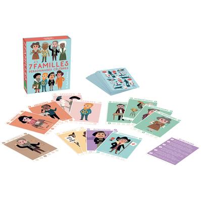 VILAC - Jeu de 7 familles personnages célèbres ingela p.arrhenius