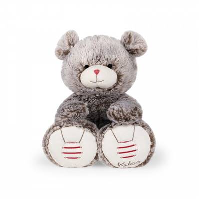KALOO - Rouge kaloo - ours gris prestige - large