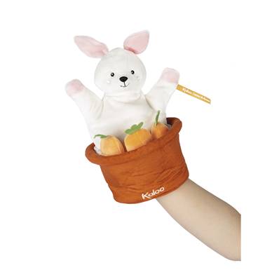 KALOO - Kachoo - marionnette cache-cache lapin robin