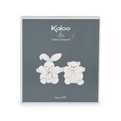 KALOO - Perle - doudou rond lapinou rose - 20cm
