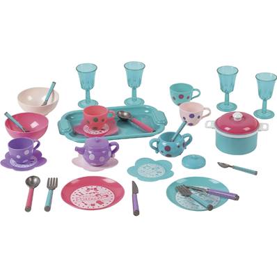 WDK - Service de table 31 pieces bleu