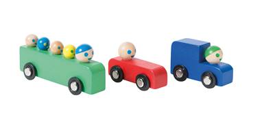 MOULIN ROTY - Voitures + bus dans la ville