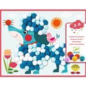 DJECO - Collages pompons