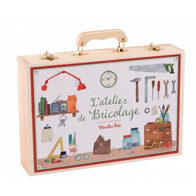 MOULIN ROTY - Grande valise bricolage (14 outils)