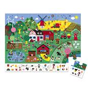 JANOD - Puzzle d observation la ferme - 24 pieces