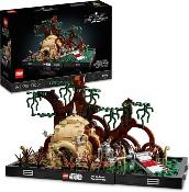 LEGO 75330 Star Wars Diorama de l’Entraînement Jedi sur Dagobah