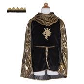 GREAT PRETENDERS - Set chevalier (tunique, cape, couronne), or, taille 7-8