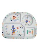 EBULOBO - Assiette compartiment Gabin Lapin 