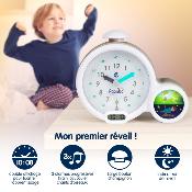 PABOBO - Mon 1er réveil Kid'Sleep Clock - Gris