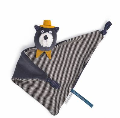 MOULIN ROTY - Doudou chat gris alphonse les moustaches