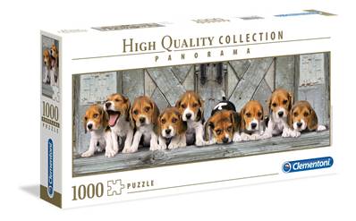 CLEMENTONI - Panorama 1000 pcs - beagles