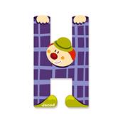 JANOD - Lettre clown h