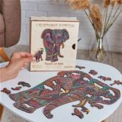 CreatifWood - Puzzle en bois l'eléphant impérial