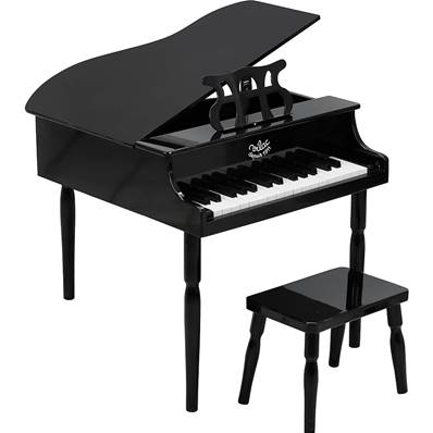 VILAC - Grand piano à queue noir 30 touches avec partitions