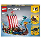 37-A2202555 -  LEGO Creator 31132 La bateau viking et le serpent de Midgard