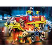PLAYMOBIL - Camion pompiers +veh enflamme