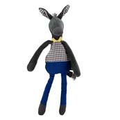 MOULIN ROTY - Doudou-hochet âne pomme des bois