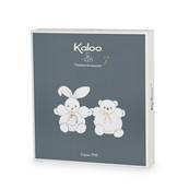 KALOO - Perle - doudou rond lapinou rose - 20cm