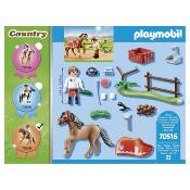 37-A2202333 - PLAYMOBIL 70516 - Country - Cavalier et poney Connemara