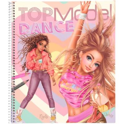 TOP MODEL- 12227 - Album à colorier DANCE