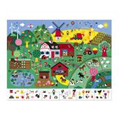 JANOD - Puzzle d observation la ferme - 24 pieces