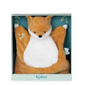 KALOO - Fripons - doudou carre renard leonard - 20cm