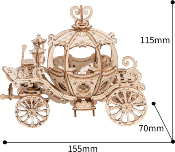 Robotime - TG302 - Chariot citrouille