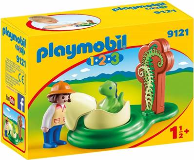 PLAYMOBIL - Exploratrice et bebe dinosaure pll9121