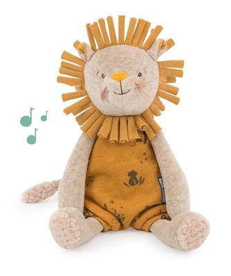 MOULIN ROTY - Poupée musique lion sous mon baobab