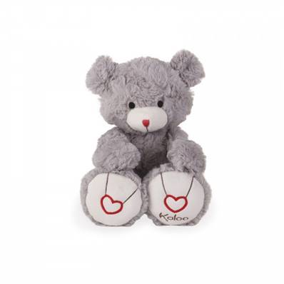 KALOO - Rouge kaloo - ours gris - medium